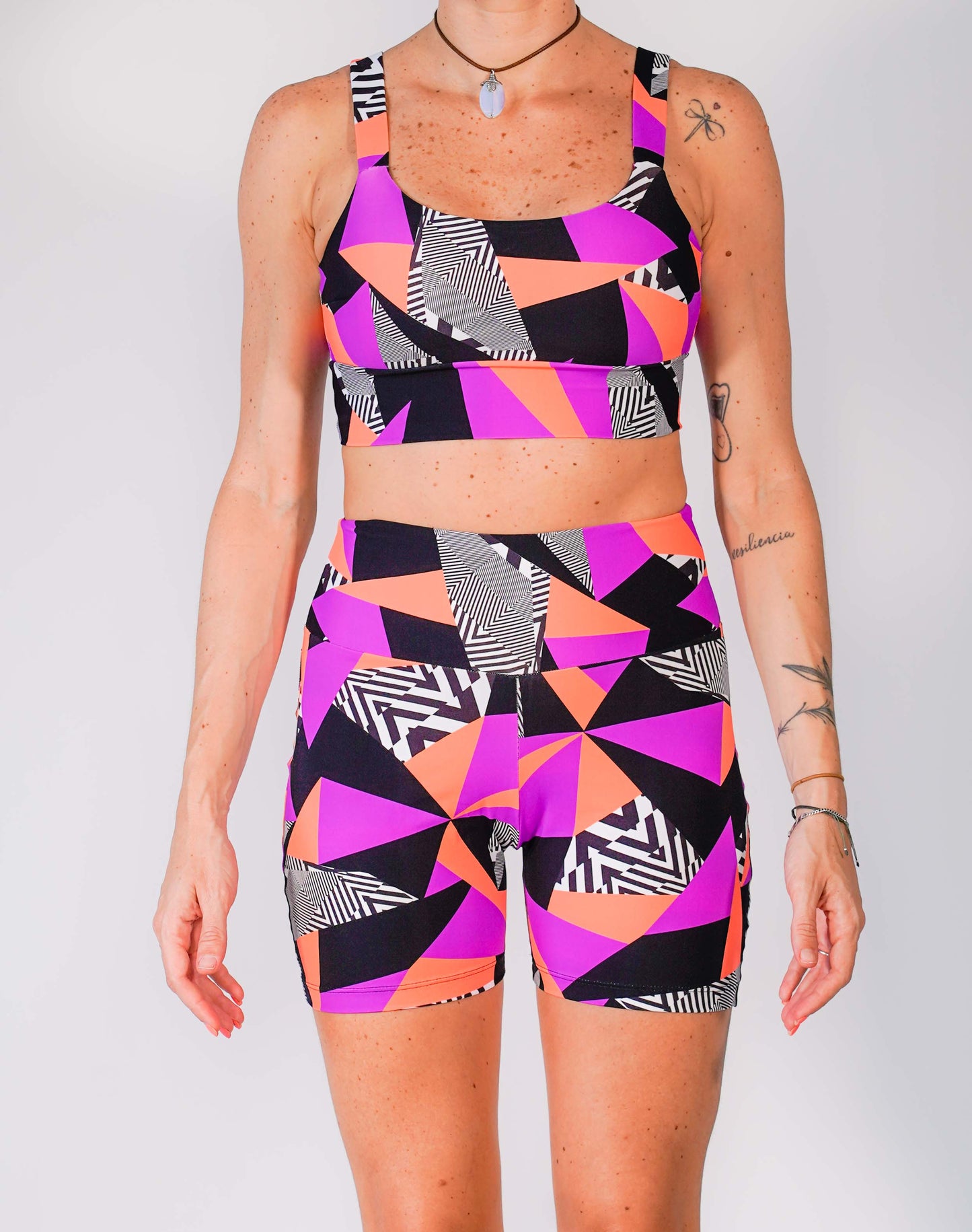 Conjunto biker short + top "Kiki"